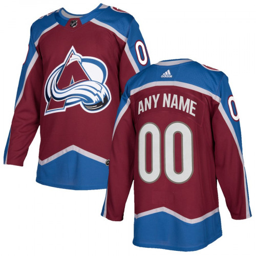 Men's Colorado Avalanche Red Custom Name Number Size NHL Stitched Jersey